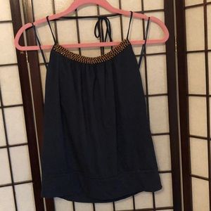 Banana Republic tie halter top